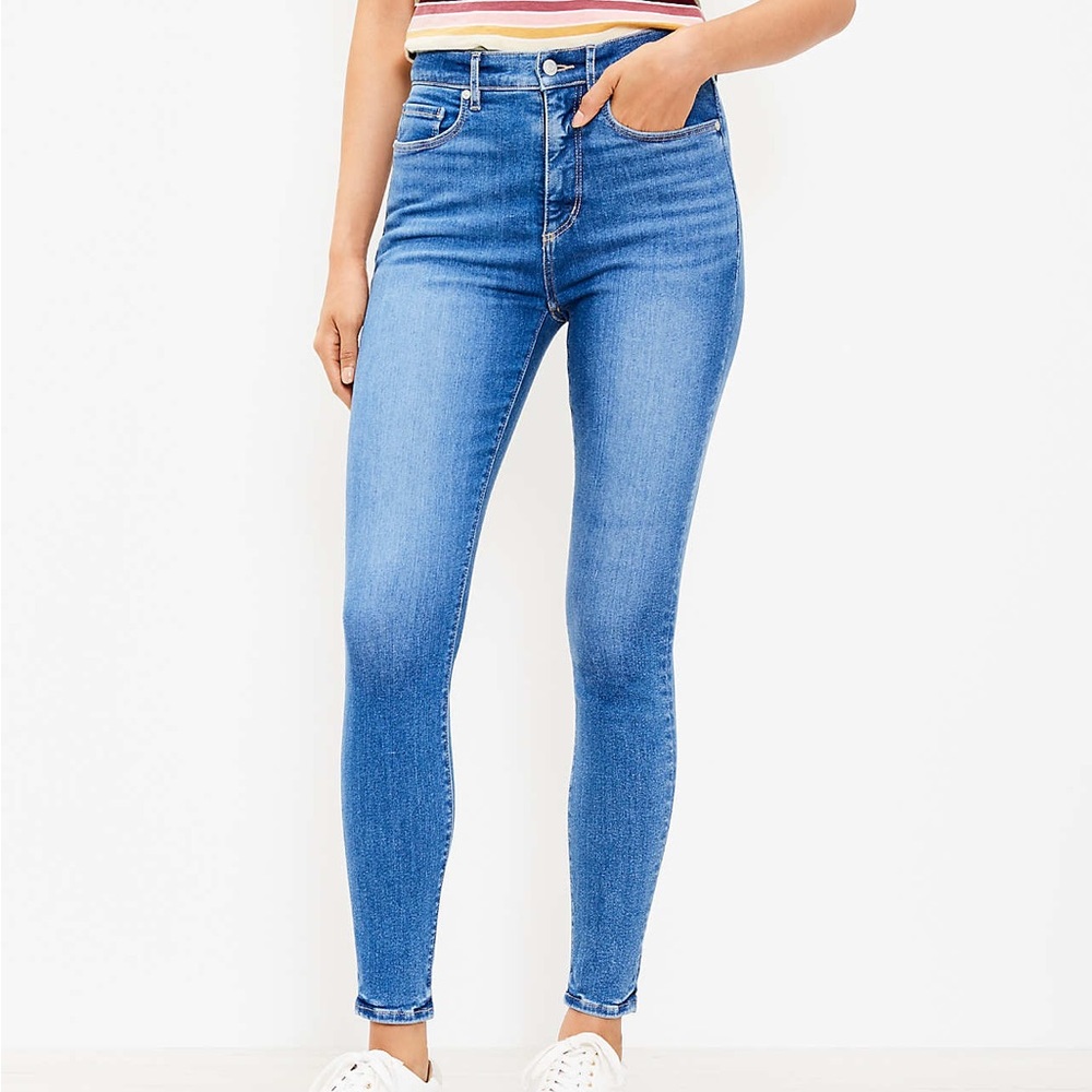 Loft High Rise Jean Leggings size 12 and 10